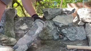 DIY stone wall building. YOU CAN DO IT!!!