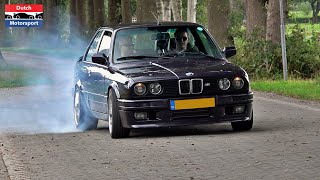 390HP BMW E30 with GT2860RS Turbo - Powerslides & Crazy Burnouts!
