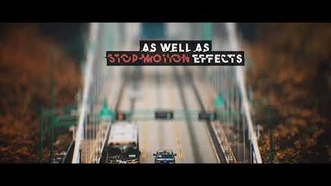 Tilt Shift Maker - After Effects Template