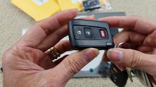 How To Swap Original 2004 2005 2006 2007 2008 2009 Toyota Prius Key FOB With Aftermarket Remote!