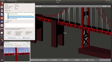Bridge inspection with rotors simulator