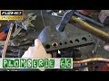 Plomberie66-Façonnage du collet battu avec une matrice une toupie et un marteau à garnir