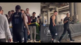 Dallas Mavericks tunnel celebration after the Mavs eliminate the OKC Thunder!!