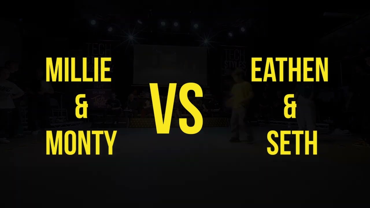 Tech Styles 9 | 2v2 16 & Under | Millie & Monty vs Eathen & Seth | Qualifiers