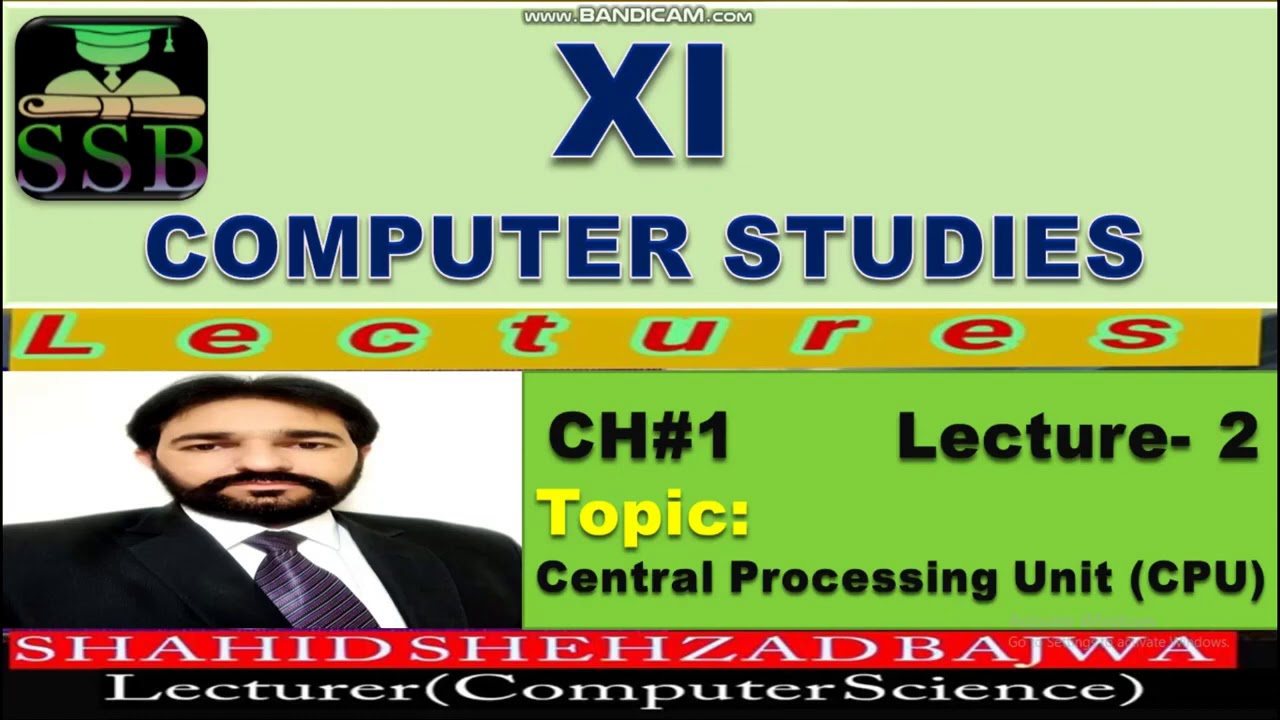 Shehzad Computer Lab Lecture 2 | Computer Science XII | By Mr Shahid Shehzad Bajwa - YouTube