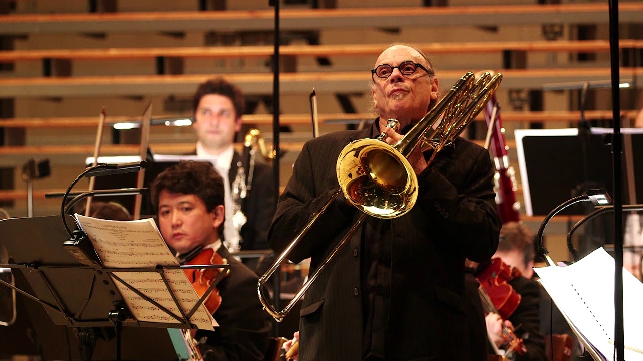 Concerto for Saxophone, Bass Trombone and Orchestra by Daniel Schnyder