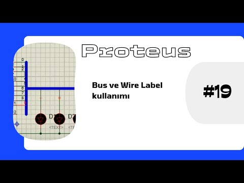 Proteus isis 19 Bus ve Wire Label kullanımı