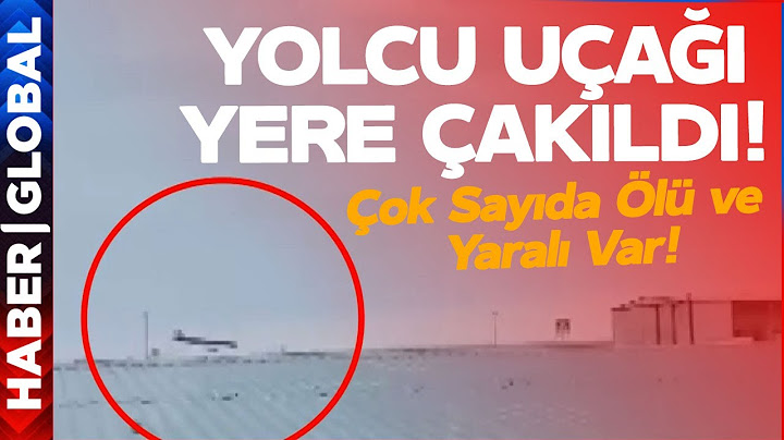 Yolcu Uçağı Çakıldı! Çok Sayıda Ölü ve Yaralı Var!