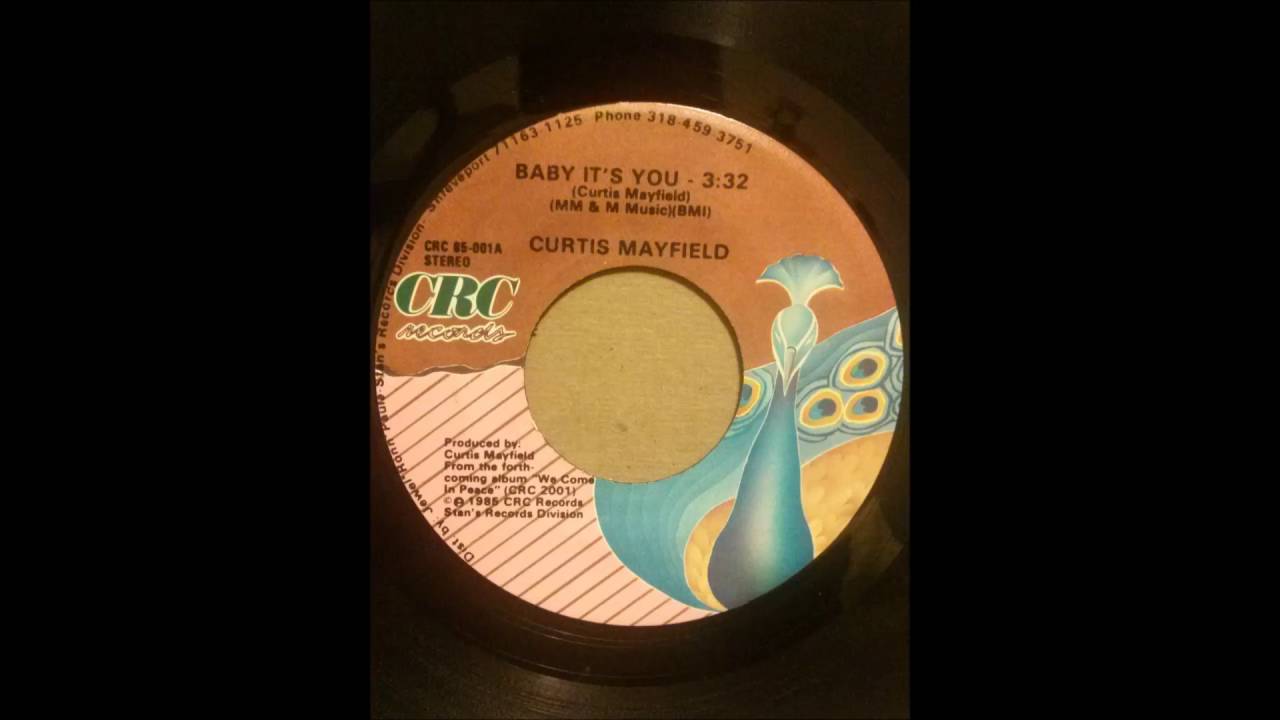 Watch CURTIS MAYFIELD ♪BABY IT'S YOU♪ on YouTube