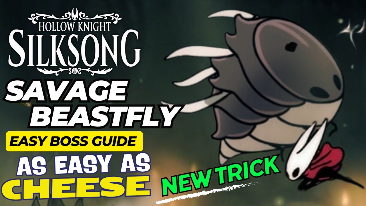 Hollow Knight Silksong — как (очень) легко победить Savage Beastfly с помощью этого трюка
