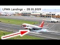 Madeira Airport Landings LPMA 28 January 2019