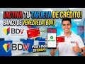 Como Activar la tarjeta de crédito Banco de Venezuela 
