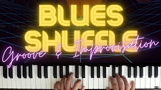 Blues Shuffle in C │Blues Piano Lessons #4