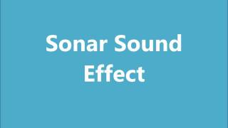 Sonar Sound Effect