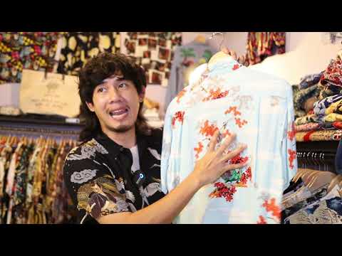 เสื้อเชิ้ตฮาวายHawaii shirt ฮาวายวินเทจ ฮาวายลายญี่ปุ่นและฮาวาย ร้าน RARE SEEKER #กรีนวินเทจจตุจักร