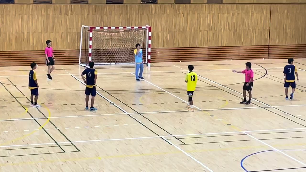 東京都高校ハンドボール秋季大会　関東第一vs都府中　後半　