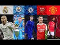 Real Madrid Vs Man City Vs Chelsea Vs Arsenal Vs Man United