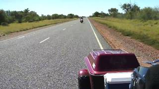 Wazza 'in the Groove' on the HOG!