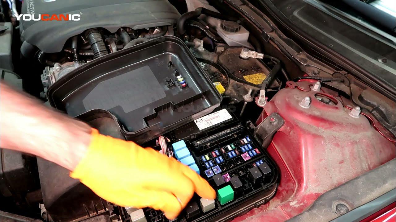 2014-2018 Mazda 3 Fuse Box Locations - YouTube