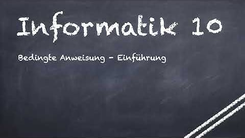 Einführung der bedingten Anweisung in Java (if-else)