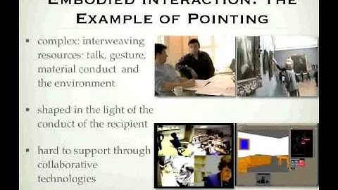 Embedded interaction: The accomplishment of actions in everyday and video-mediated environments