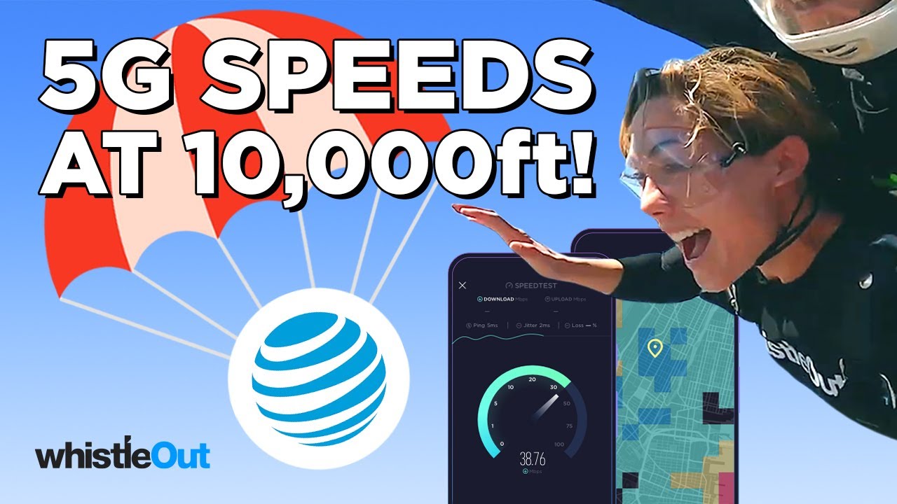 Testing AT&T's 5G Speeds While Skydiving! - YouTube