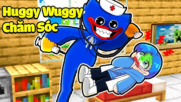 HUY NOOB ĐƯỢC HUGGY WUGGY CHĂM SÓC KHI BỊ BỆNH TRONG MINECRAFT*HUGGY WUGGY CHỮA BỆNH CHO HUY NOOB🤒😨