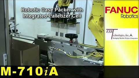FANUC M 710iA Case Packs and Palletizes Cases   FANUC Robotics Industrial Automation