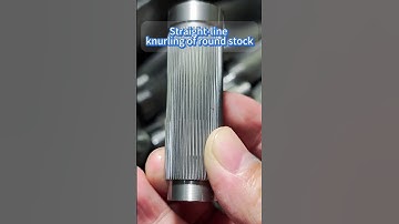 Straight-line knurling of round stock#threadrollingmachine#knurlingmachine#machine#threadmachine