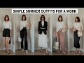 SIMPLE SUMMER OUTFITS FOR A WORK | THE WARDROBE BASICS YOU NEED FOR SUMMER