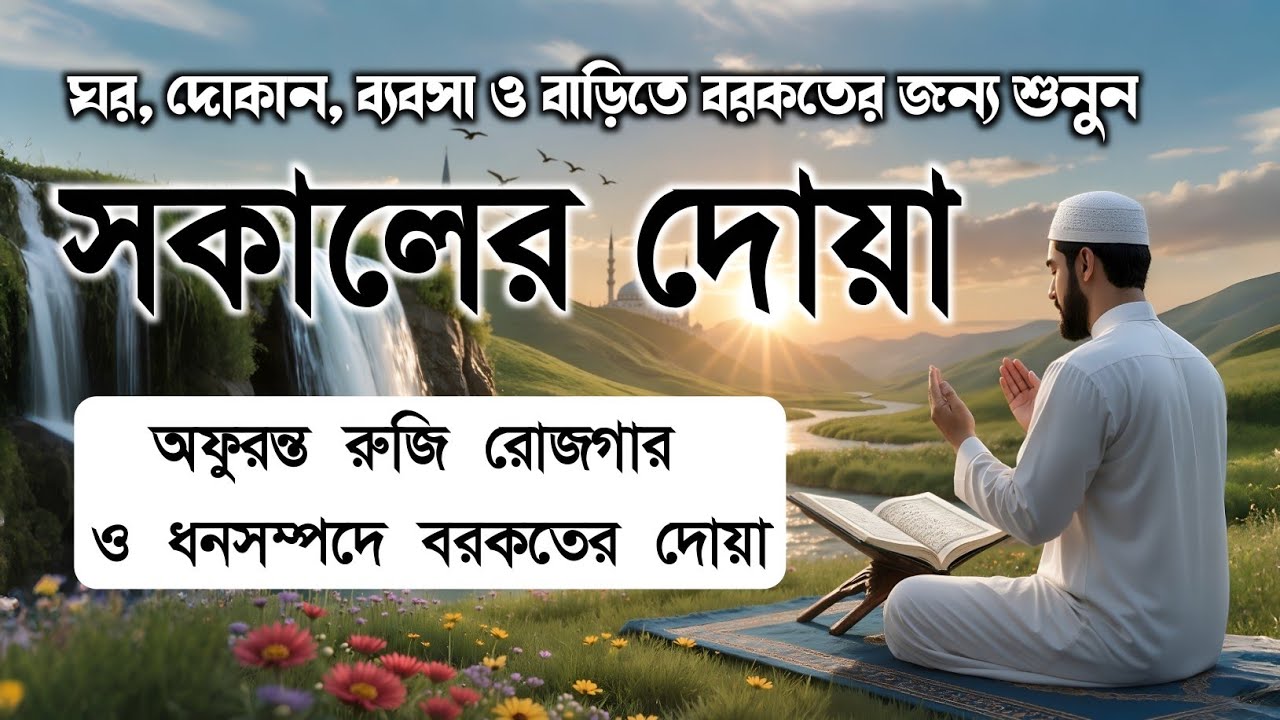 সকালটা শুরু হোক হৃদয় শীতল করা বরকতময় আয়াত দিয়ে। সকালের দোয়া ও জিকির। Morning Dua Full by Alaa Aqel