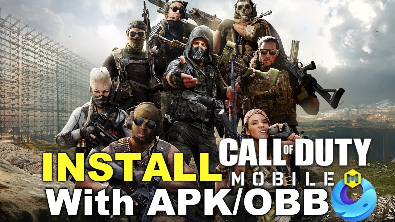 Install COD Mobile in in PC and Gameloop with APK and OBB 