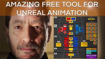 UNREAL Metahuman Face Control Rig Picker (AMAZING tool to help you animate with ease the facial rig)