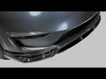 Model Y Viento Plus Front Lip Overlay Spoiler - Real Dry Molded Carbon Fiber