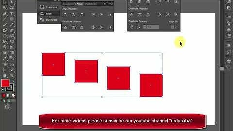 illustrator shortcut keys for align by urdu baba