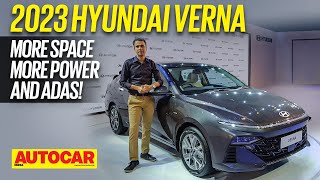 2023 Hyundai Verna - More space, more power and ADAS! | Walkaround | Autocar India