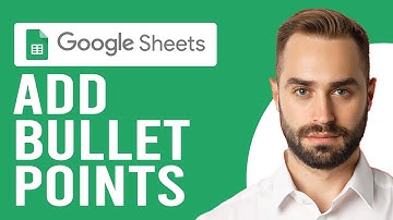 How to Add Bullet Points in Google Sheets (Insert Bullet Points in Google Sheets)