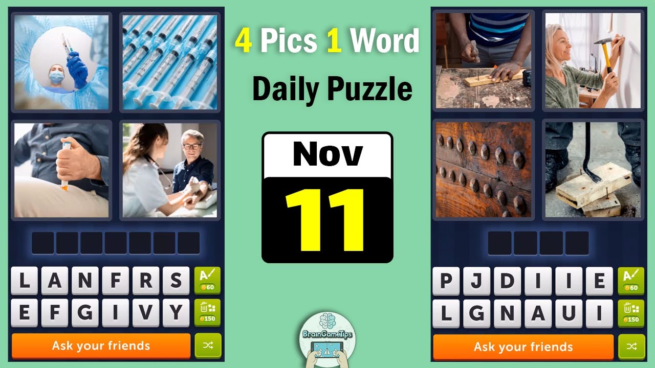 4 Pics 1 Word - November 11 2022 Daily Puzzle Answer