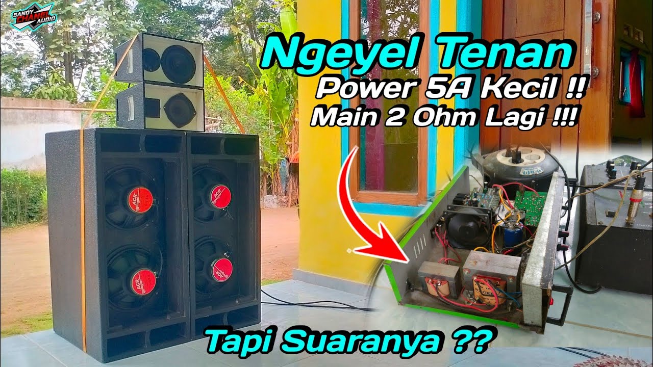 Wani Ngeyel🔥Power Rakitan 5A kecil Main 2 Ohm ARM AUDIO MINIATUR - YouTube