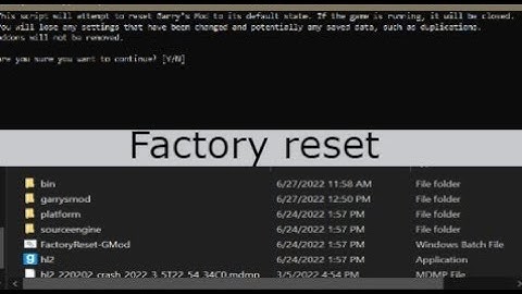 How to get rid of ALL errors or viruses in your gmod