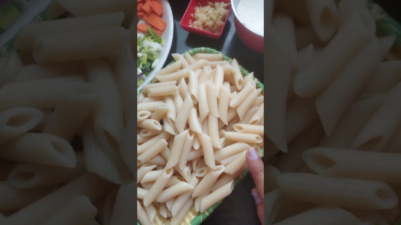 Very testy & crimy white pasta 