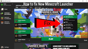 New Minecraft Launcher Installations Missing Fix!