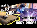 How To Brace ANY Car For Surgery: CHOP TOPS & BODY DROPS !! Channeling A 1960 Coupe De Ville