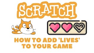 How to add 'Lives' to your Scratch computer game | Introduction coding tutorial with Scratch code screenshot 3