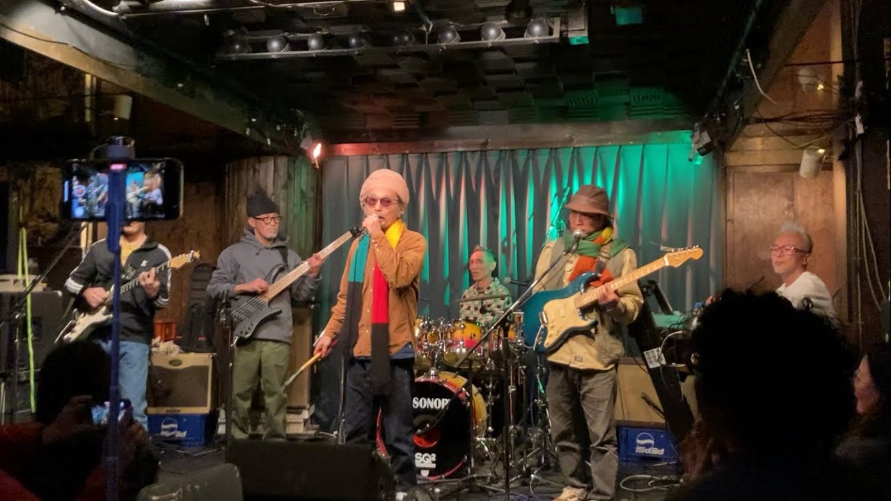 カラムシ＆スーパーフレンズ ライブ　2022 1/28 元住吉　1stセット