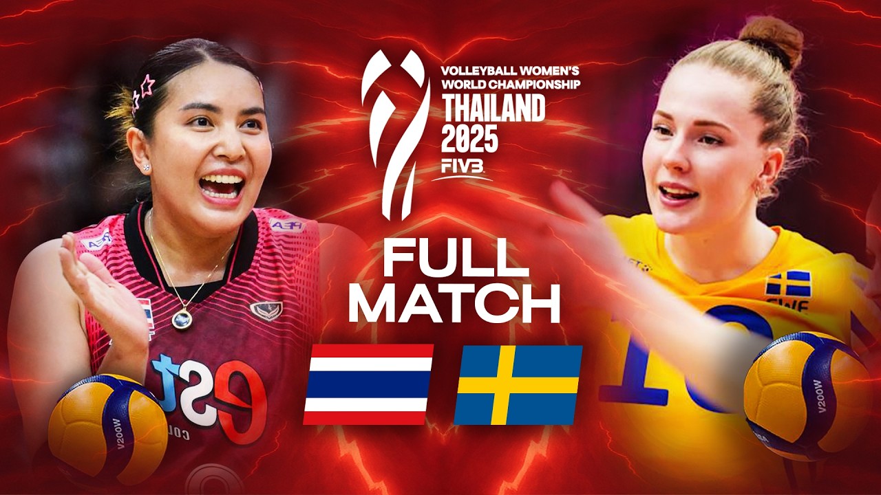 Thailand 🇹🇭 vs. Sweden 🇸🇪 - Full Match | Women's World Championship 2025 - Pool Phase