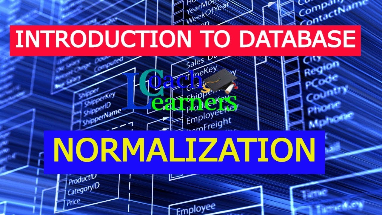 Introduction To Database Normalization - YouTube