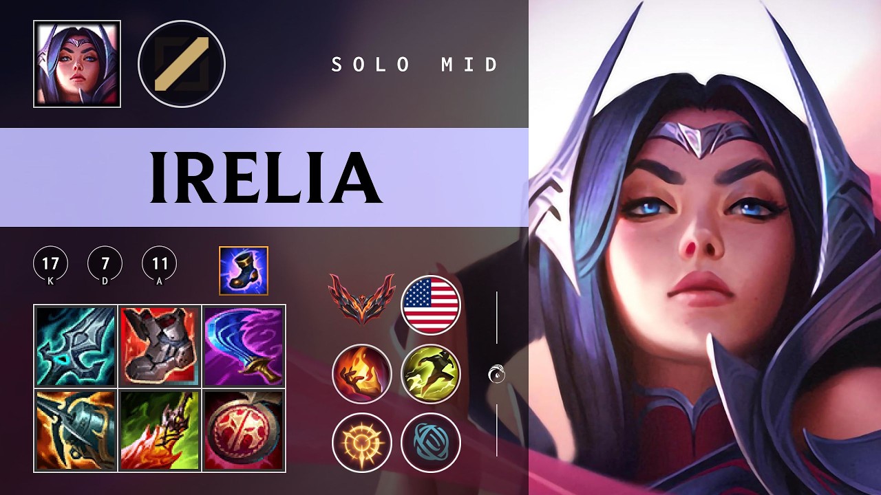 Irelia Mid vs Twisted Fate - NA Grandmaster Patch 26.05