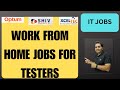 WFH Testing Jobs | Manual Testing| QA Jobs| Rd Automation Learning