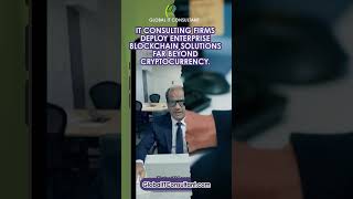 IT consulting firms deploy enterprise blockchain solutions far beyond cryptocurrency.